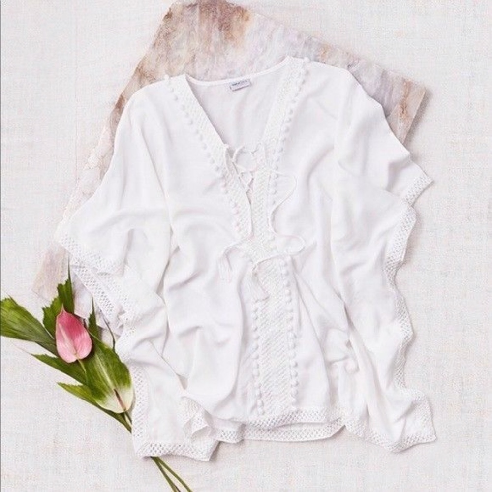 Rachel Zoe Report Bindya St. Barth’s White Coverup